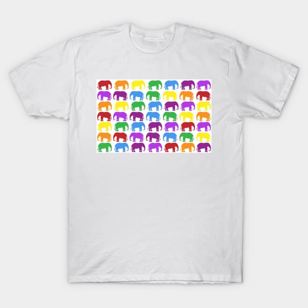 Elephant Pattern T-Shirt by AnimalPatterns